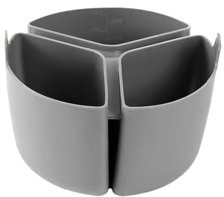 Slow Cooker Divisore - Non Stick Silicone -Liner - Cuoci lunghi | 3 compartimenti, resistenti al calore per la cottura per alimenti per la preparazione dei pasti, separazione dei pasti per