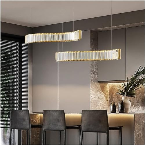 Lámpara de araña, luces LED, lámpara de techo de cristal compatible con comedor, cocina, lámpara de salón de diseño, luminaria de suspensión, lámpara LED moderna,Candelabros