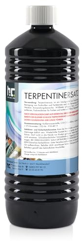 Höfer Chemie Terpentin-Ersatz 6 x 1 L – Universal Lösungsmittel zur Reinigung von Pinseln, Farbrollen & Bürsten, Entfernt Farbflecken, Harz & Kleberückstände