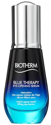 Biotherm Blue Therapy Eye Opening Augenserum, straffende Augenpflege für eine ausdrucksstarke Augenpartie, mit Algenextrakt, kühlendes Serum mit Anti Aging Effekt für ein erfrischtes Aussehen, 16,5 ml