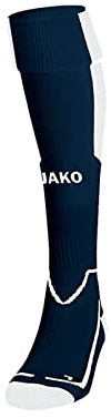 JAKO Unisex Stutzenstrumpf Lazio, Marine/Weiß, 43-46