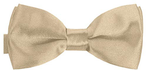 BomGuard Kinder Fliege Kleinkind einfarbig,champagner-metallic