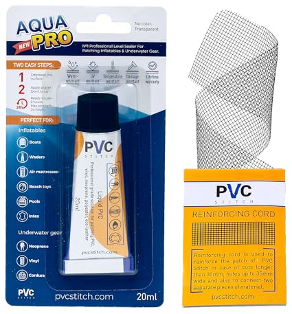AquaPro Black Neoprene Wetsuit Repair Kit Waders Patch kit PVC & PU Inflatables, Boats, Rafts, Kayaks, SUPs Air Tracks, Water Beds