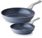 PRICUSIS Antihaft-Keramik-Bratpfannen-Set, ungiftige Bratpfanne, gesundes Ei, Omelett und Kochpfanne, PTFE-, PFOA- und PFAS-frei, induktionsgeeignet (20,3 cm + 25,4 cm)