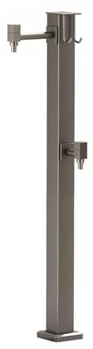 Fontaines Extérieures Colonne D'eau De Jardin Autoportante, Fontaine D'eau D'irrigation En Acier Inoxydable, Support De Poteau/support De Tuyau Pour Jardin, Terrasse, Terrasse, Décoration De Villa