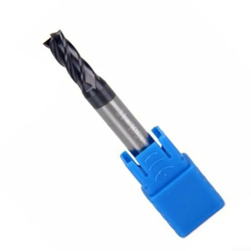 Fresa de extremo de carburo de tungsteno, cortador de esquina de 4 flautas herramienta de fresado CNC, cortador de fresado de carburo sólido con revestimiento AlTiN, para acabado y desbaste