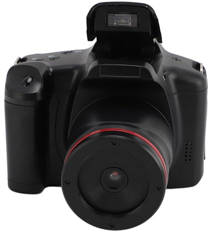 Digitalkamera för Fotografering, 16 MP 1080P HD-vloggningskamera med 180 Graders Vändskärm och 16X Digital Zoom, Bärbar Kompaktkamera för Barn Pojkar Flickor Studenter