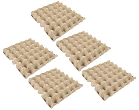 MAGICLULU Lot De 30 Cartons À Œufs En Pâte À Papier Pour Réfrigérateur Format Compact Multi-grilles Sécurité