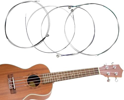 Kompletter Satz Bratschensaiten, Saiten für Bratscheninstrument, 4X Silber-Nickel-Chrom-Saiten für Bratsche, Präzise passende, verstärkte Bratschen-Ersatzsaiten für Schulaufführungen