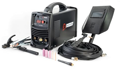 Bimson Power IGBT DC MMA TIG Inverter Welder 250A – Portable High-Frequency TIG & Stick Welding Machine for Stainless Steel, Carbon Steel & Alloys – 230V 13A Plug, Complete Welding Kit