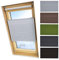 ourdeco® Universal Dachfenster Thermo-Wabenplissee/83 x 141 cm weiß(Breite x Höhe)/lichtundurchlässig, verdunkelnd, Thermo- und Hitzeschutz