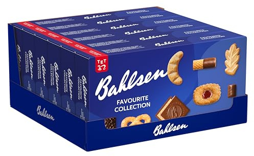 Bahlsen Favourite Collection S, 6er Pack, Knusprige Gebäck- und Waffelmischung mit Vollmilch- und edelherber Schokolade (6 x 161 g / 966 g)