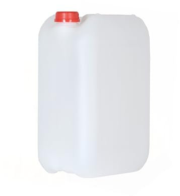 Garrafa 25 litros Boca Ancha ADR Homologada Agua Gasolina Resistente Químicos Furgoneta Camper Camping Aire Acondicionado liquidos acidos deposito homologacion Transporte Productos peligrosos
