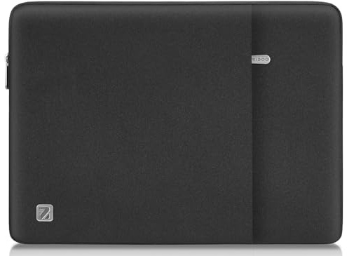 NIDOO 14 Inch Laptop Sleeve Case Protective Notebook Bag Cover for 15 MacBook Air M2 / 15 Surface Laptop 5 4 3/14 ThinkPad X1 Carbon / X1 Yoga/ThinkPad L14 T14 T14s / Latitude 14 15, Black