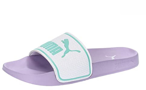 PUMA Leadcat 2.0, Sandalias Unisex Adulto, White Mint Vivid Violet, 42 EU