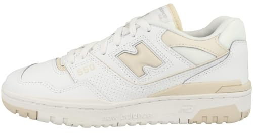 New Balance Damen 550 Sneaker, White Incenso, 39 EU