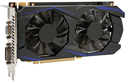 Elprico GTX 550Ti 6 GB Gaming-Grafikkarte, 192-Bit-GDDR5-PC-Grafikkarte mit Zwei Lüftern, HDMI-VGA-DVI-Schnittstelle für Desktop-Computer-Gaming-GPU (GTX550Ti 6GB)