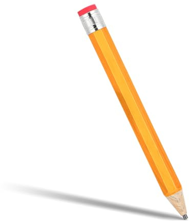 ifundom Stor träpenna överdimensionerade jumbopennor med suddgummi roliga stora pennor stor ritning skrift målning markeringspennor för ID skola hem kontor festgåvor