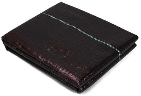 Schwarzes PE-Material, Gartenfeld, Unkrautbekämpfung, Obstgarten-Kunststofffolie, Gemüsefeld-Unkrautbekämpfungstuch (2 x 5 m)