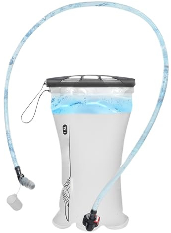 Sacca d'acqua per l'idratazione, portatile in TPU, serbatoio riutilizzabile per bere, compatta, a prova di perdite, con chiusura sicura, borsa per l'idratazione leggera per escursioni