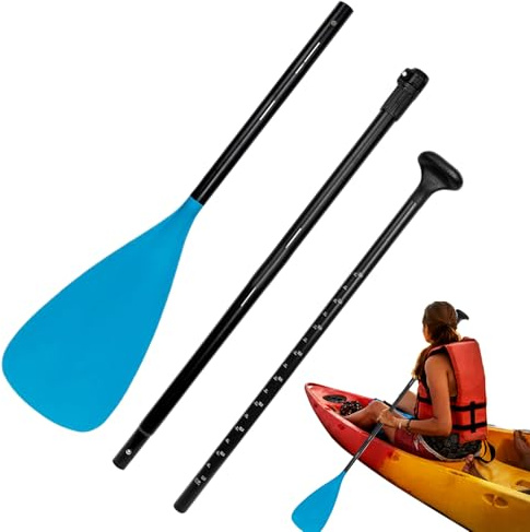 Bkljkf Pagaia - Paddle per kayak gonfiabile portatile | per sport acquatici leggeri per kayak canoa stand up paddling sport in barca