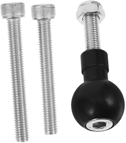 Mikinona Base de Serrage Guidon avec Tête Ball Fixe et Vis Support Étanche pour Porte Téléphone Accessoire Stable et Compatible pour et Scooter
