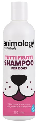 Animology Dapper Dog Desodoring Shampoo - Tutti Frutti Duftshampoo für Hunde - 250 ml Hundeshampoo mit integriertem Conditioner - für alle Felltypen geeignet