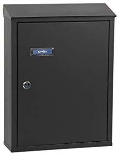 Cofan Buzón de Correo | para Exterior | Colores Blanco, Negro y Verde | Medidas 385 x 290 x 100 mm