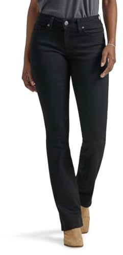 Lee Legendary Mid Rise Bootcut Jean, Noir, 40 Femme