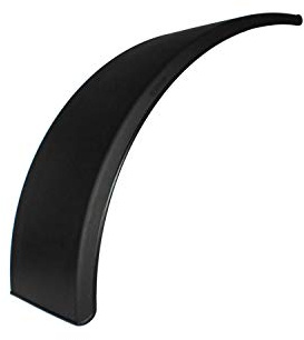 DOMAR Parafango singolo da 20 a 28 pollici in plastica per macchine agricole 1100 x 410 mm passaruota robusto senza fori per un'ottima protezione contro fango e sassi duri