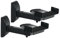 Pronomic SWM-25 BK Wandhalterung für Lautsprecher - Universelle Klemmhalter für HiFi- und PA-Boxen - Belastbar bis max. 25 kg - Neigung um ±8° und Rotation um ±90° justierbar - Aus Stahl - Schwarz