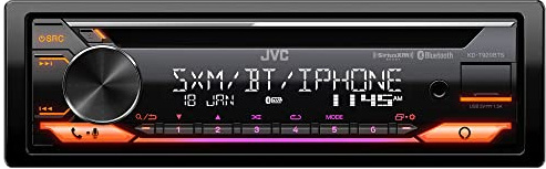 JVC KD-T920BTS Car Stereo with Bluetooth, Front USB, AUX, Amazon Alexa, SiriusXM Radio Ready, Hi-Power Amplifier