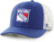 '47 NHL Herren Trucker Snapback Mütze, New York Rangers – Königsblau, Einheitsgröße