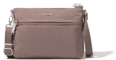 Baggallini Securtex® Anti-theft Memento Crossbody Bag - Lightweight 9.75x7 Travel Purse