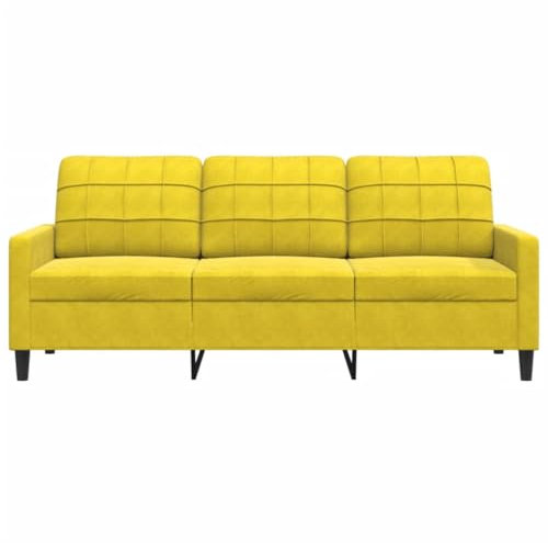 Gecheer 3-sitsig soffa, stoppad soffa, dubbelsoffa, bäddsoffa, relaxsoffa, dagsäng, relaxsoffa, loungesoffa, bäddsoffa, metallram, bäddsoffa, tvåsits, sammetssoffa, sittmöbler, 197 x 77 x 80 cm (B x D
