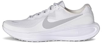 NIKE Mens Revolution 8 Sneaker, White Pure Platinum, 9 UK