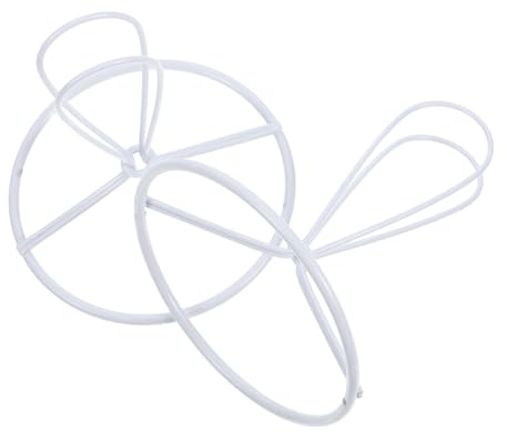 Cabilock Carcasse Abat Jour en Fer Blanc, Clip de Remplacement Facile à Ajuster pour Lampe à Clipser, 2 Pièces Adaptées pour Chambre et Maison