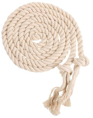UKCOCO Cintura in Corda di Cotone Intrecciata Regolabile Stile Medievale per Uomo e Donna Cintura Versatile per Abiti e Uso Quotidiano