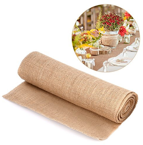 Tela arpillera para tapicería Estilo de la Naturaleza de la Vendimia, Arpillera de la Tela de Lino, arpillera para la decoración de hogar (30cm*5m)