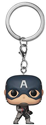 Funko Pocket Pop! Keychain: Marvel Avengers Endgame: Captain America Novelty Keyring - Collectable Mini Figure - Stocking Filler - Gift Idea - Official Merchandise - Movies Fans - Backpack Decor