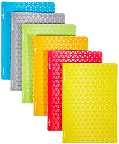 6 x Quad-Heftklammern PP A5 48H Polip Triang 4 mm