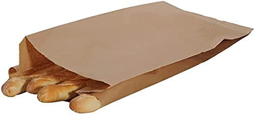 sac a pain en papier sac a baguette Sac de regroupement a soufflet extensible 90 x 30 x 20 cm Contenance maxi 13 pains ou 20 baguettes Apte aux contacts alimentaires directes des aliments secs (100)