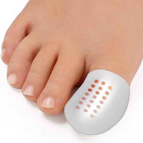 Lot de 16 Protection gros orteil, Protège-orteils en gel de silicone, d'orteil Doux et Confortable, Contre la formation d'ampoules et de callosités, pour Soulager Pied la Douleur