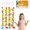 60 Marble Run Games 176 Pcs STEM Building Toys for Kids Construction Kits for Preschool Build & Play Construction Toy DIY Blocks Activity for Toddlers Boys & Girls Ages 3 4 5 6 7 8 9 10