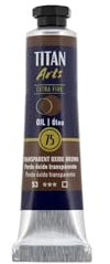 TITAN ARTS - Huile extra fine Titan 20 ml - 75 brun oxyde transparent série 3