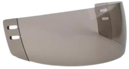 F Fityle Hockey Helmet Visor Facial Protection Inside Anti Fog Helmet Mask Women Men Adults Easy to Install Professional Hockey Visor, brown