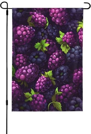 Zarzamora Banderas De Jardín Duradero Bandera De Vacación Personalizado Banderas De Exterior Decorativa Para Navidad Fiesta Césped 30X45Cm