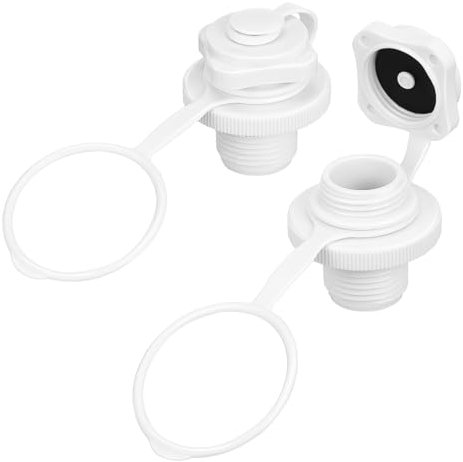 CORHAD Schlauchboot Zubehör Set Aufblasbare Boot Luftventile Spiralventile Für Schlauchboote Luftmatratzen Und Zubehör Ersatzteile Für Luftventile Und Pumpenadapter Aufblasbares Boot