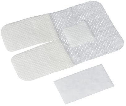 Pansement pour canule non tissé, auto-adhésif, stérile 5,1 cm x 7,6 cm - Boite de 50 pièces