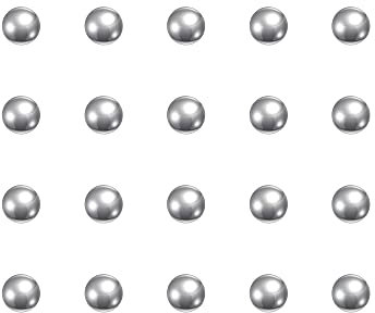 sourcing map 100pcs 2mm 440C Stainless Steel Bearing Balls G25 Precision
